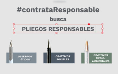 #contrataResponsable buscamos pliegos éticos, sociales y medioambientales para seguir siendo referencia en la Contratación Pública Responsable