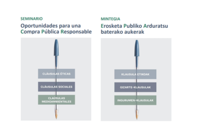 Seminario “Oportunidades para una Compra Pública Responsable”