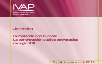 El IVAP forma a profesionales de los tres niveles institucionales de Euskadi en contratación pública