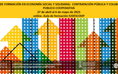 V Curso de Formación en Economía Social y Solidaria: Contratación pública y colaboración público-cooperativa